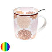 Tee-Tasse - Mandala rosa Set