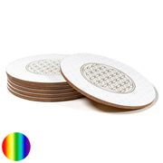 Untersetzer aus Holz MDF - Blume des Lebens