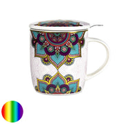 Tee-Tasse - Mandala türkis Set