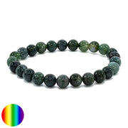 Herren-Armband - Moosachat 8mm