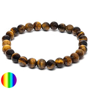 Herren-Armband - Tigerauge 8mm