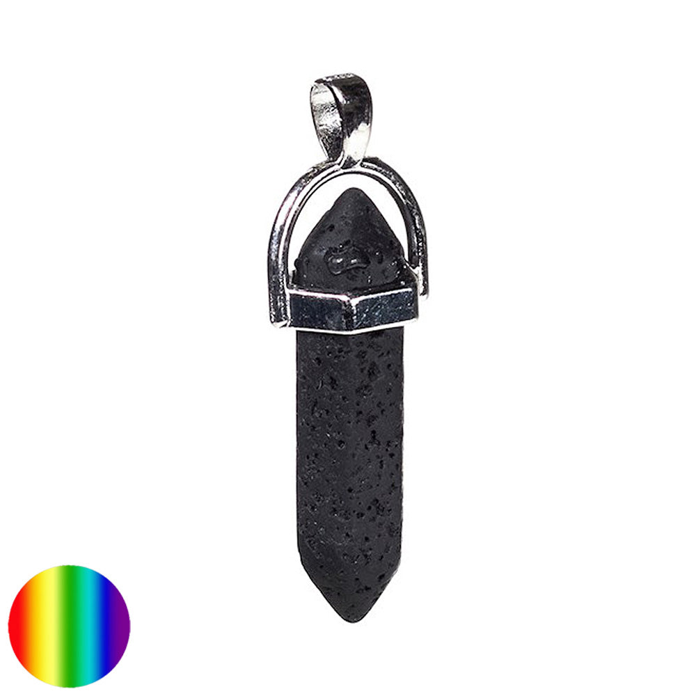 Anhänger Lavastein mit Öse