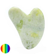 Gua Sha Massage Stein Herz - Jade