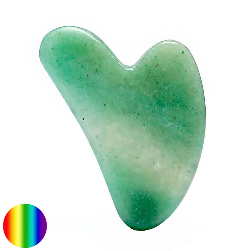 Gua Sha Massagestein Herz - Aventurin