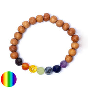 Chakra Armband - Kadamholz