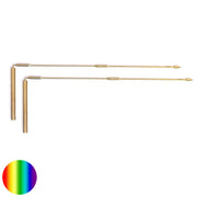 Winkelrute Paar 3-teilig - Messinggriff 40cm