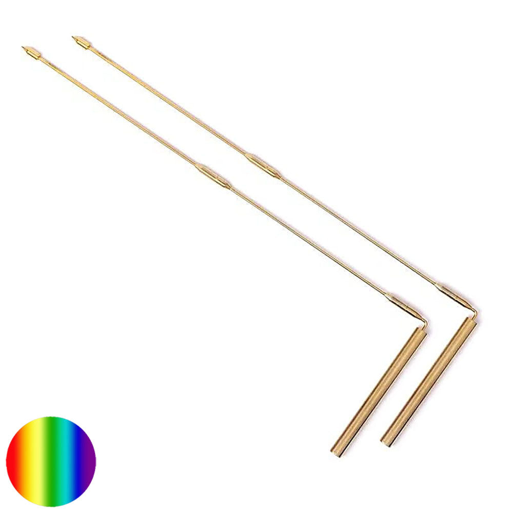  Winkelrute 3-teilig - Messing | paarweise