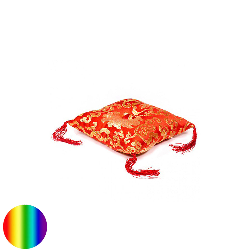 Kissen für Klangschale - rot 12 cm