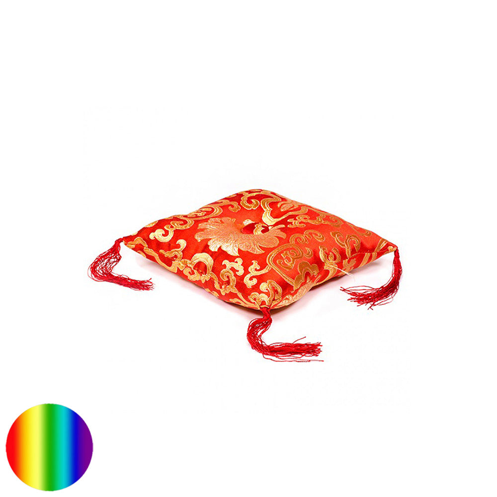 Kissen für Klangschale - rot 14 cm