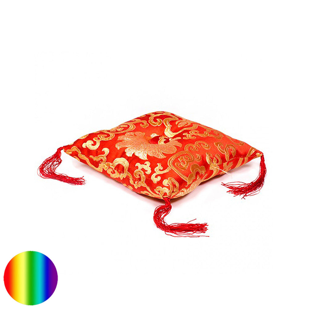 Kissen für Klangschale - rot 18 cm