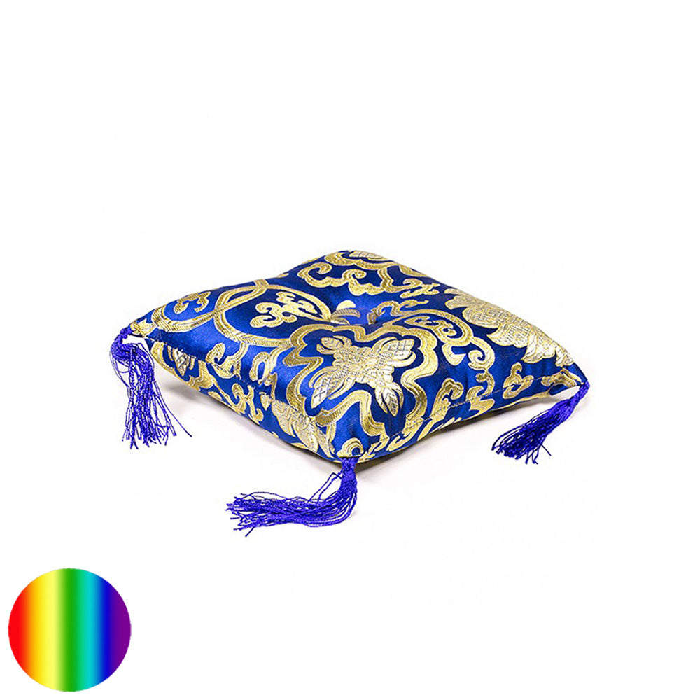 Kissen für Klangschale - blau 18 cm