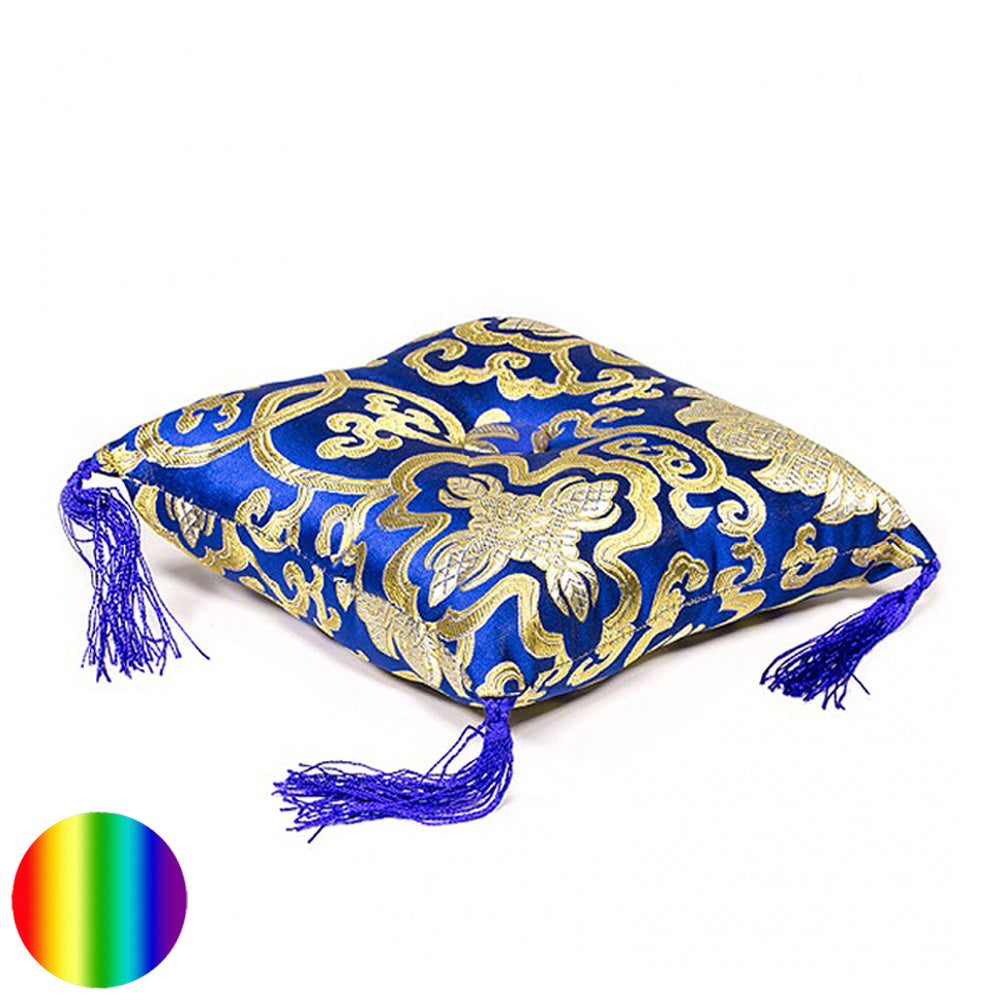 Kissen für Klangschale - blau 24 cm