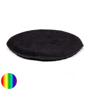 Kissen für Klangschale flach rund - schwarz 20 cm