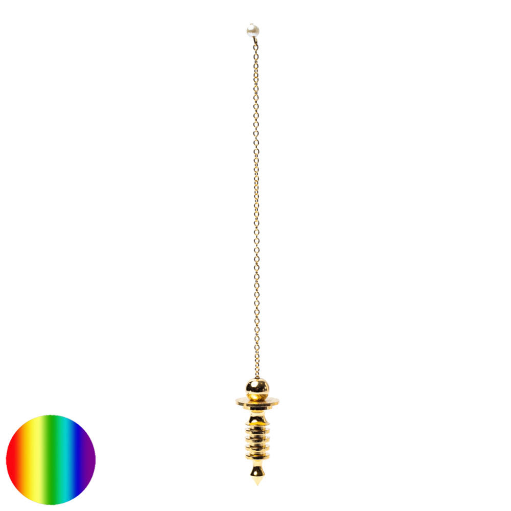 Isis Pendel - vergoldet Lebensblume