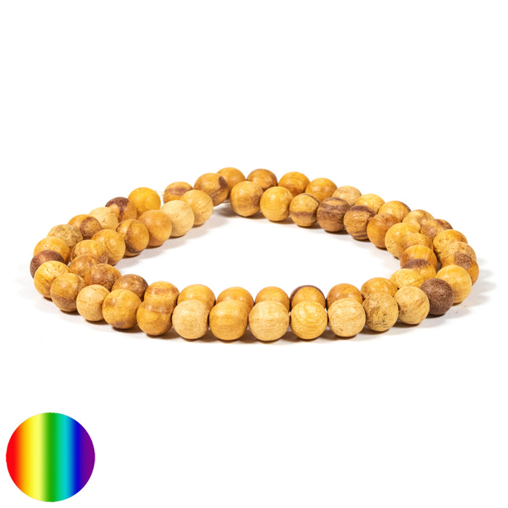 Palo Santo Halskette Perlen 8mm