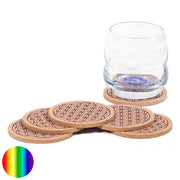 Untersetzer Blume des Lebens - Kork 6er Set