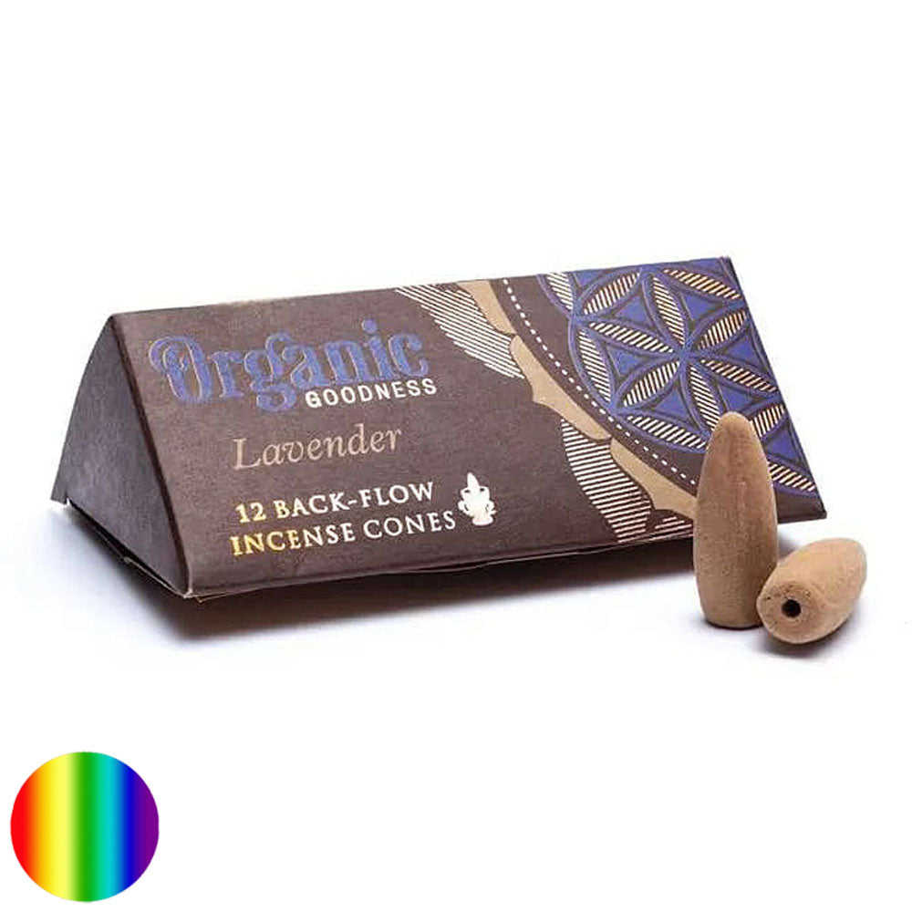 Organic - Natürliche Rückfluss Räucherkegel - Lavendel