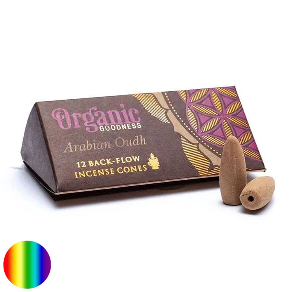 Organic - Natürliche Rückfluss Räucherkegel - Arabisches Oudh