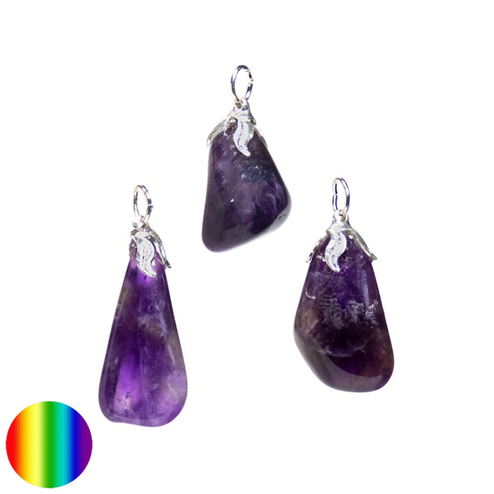 Edelstein-Anhänger Amethyst dunkel