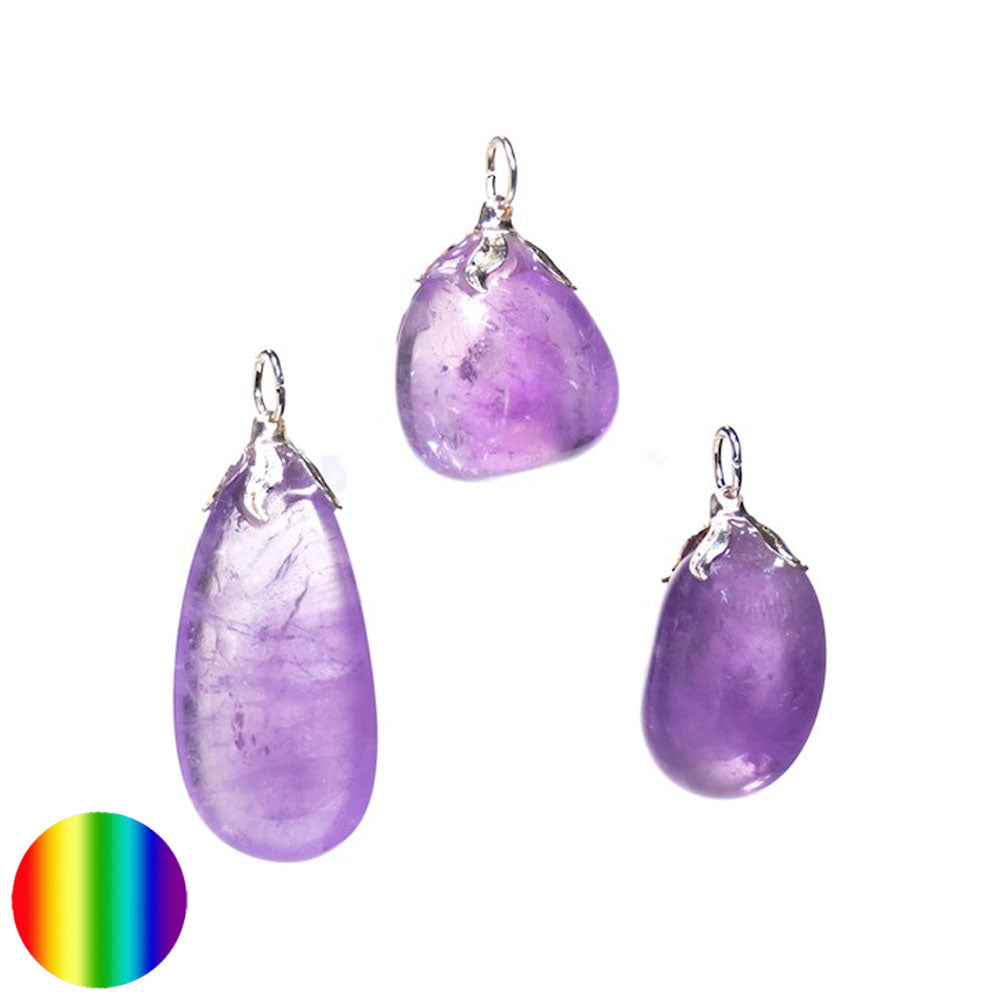 Edelstein-Anhänger Amethyst hell