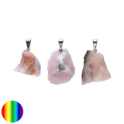 Edelstein-Anhänger Pinkopal roh