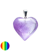 Anhänger Herz Amethyst 25mm
