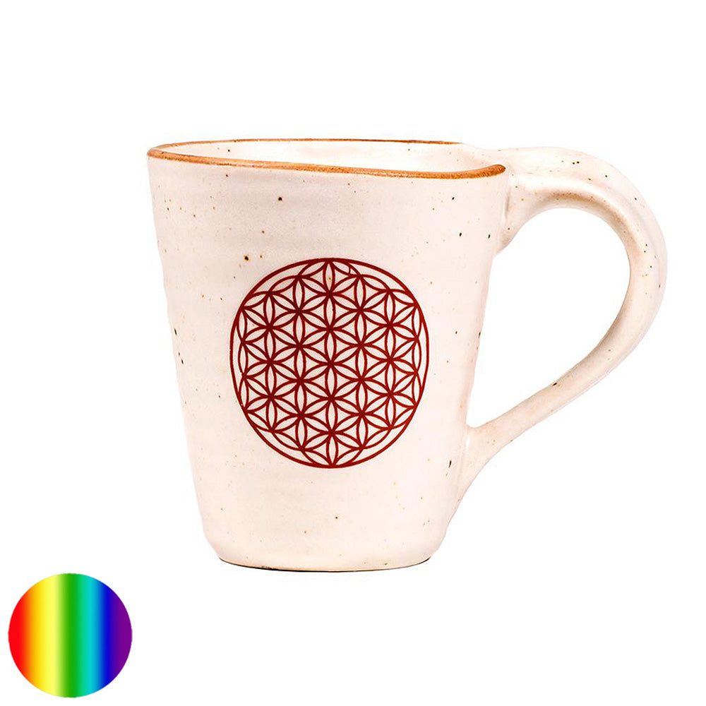 Tasse Keramikbecher - Blume des Lebens