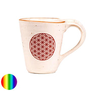 Tasse Keramikbecher - Blume des Lebens