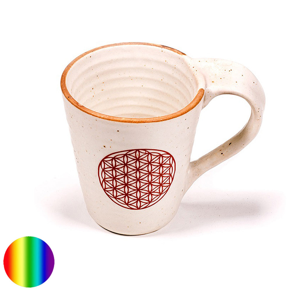 Tasse Keramikbecher - Blume des Lebens