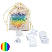 Heilige Geometrie-Set - 7-teilig - Bergkristall