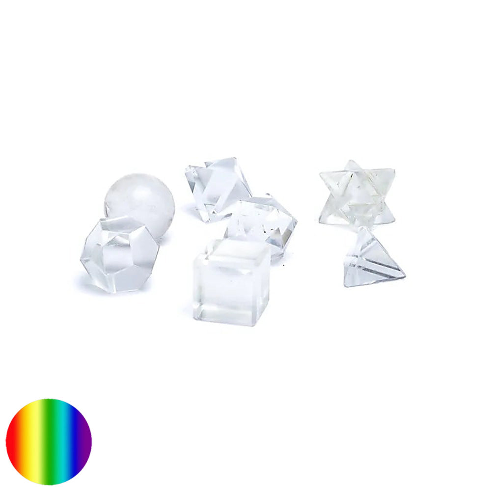 Heilige Geometrie-Set - 7-teilig - Bergkristall