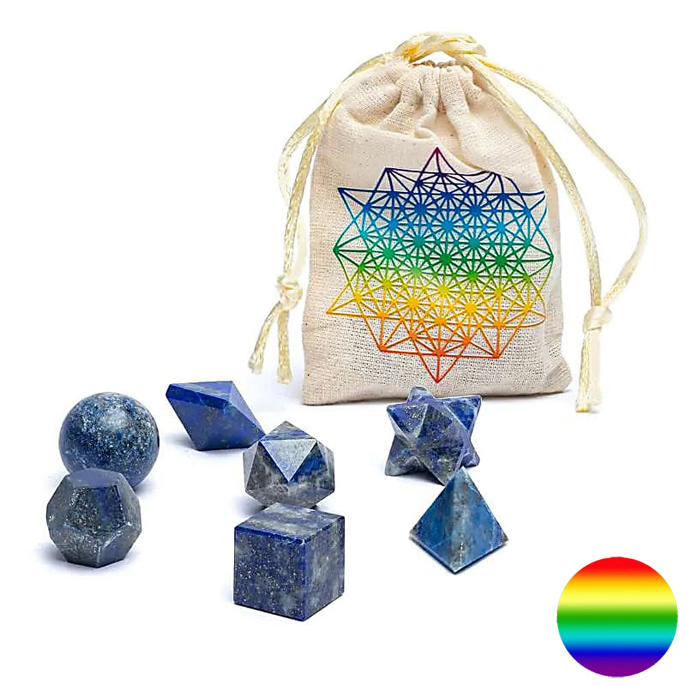 Heilige Geometrie-Set - 7-teilig |  LapisLazuli