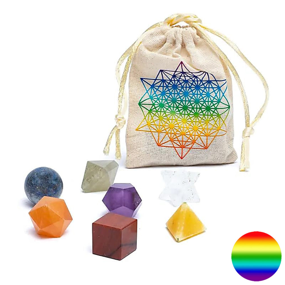 Heilige Geometrie-Set - 7-teilig |  Chakra