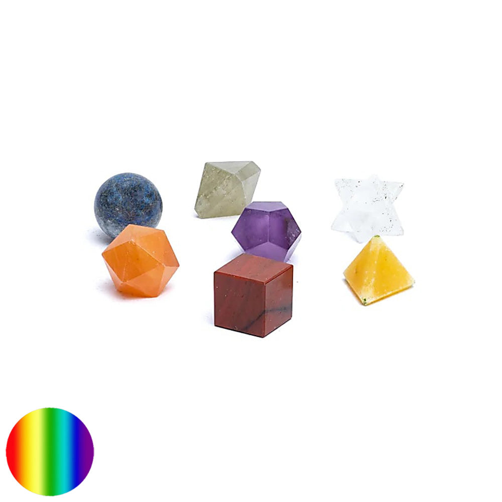 Heilige Geometrie-Set - 7-teilig - Chakra