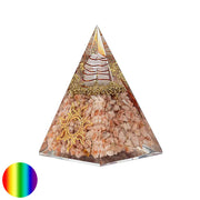 Orgonit-Pyramide Nubisch - Sonnenstein - Sonnensymbol Spirale 60mm