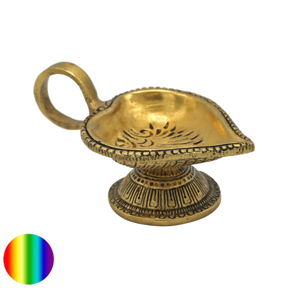 Orientalische Öllampe herzförmig