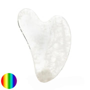 Gua Sha Massagestein Herz - Bergkristall