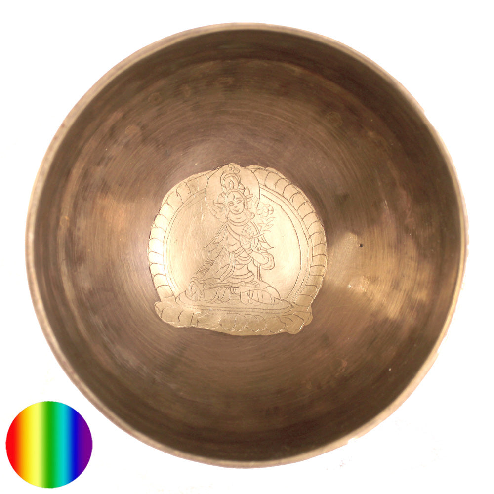 Heilende Klangschale - Tara Buddha | hergestellt in Indien