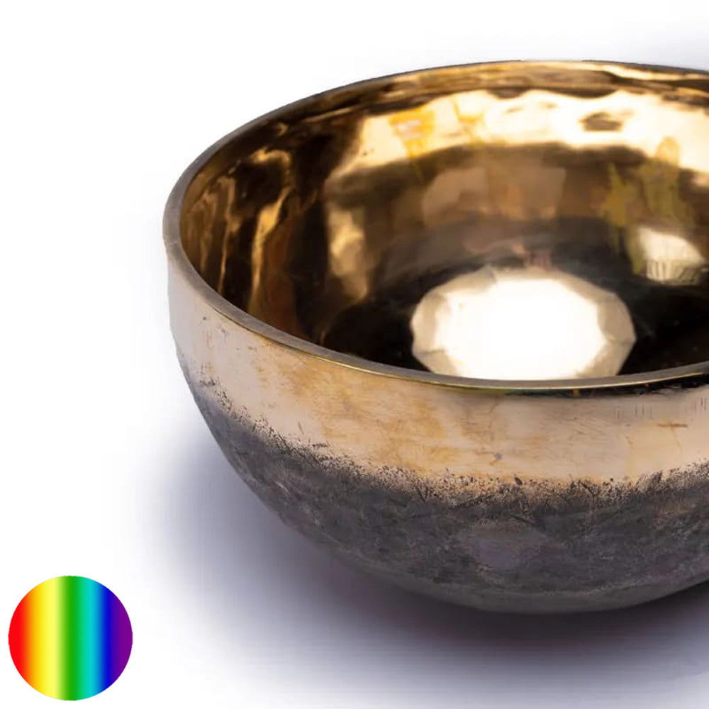 Klangschale Ishana schwarz-gold