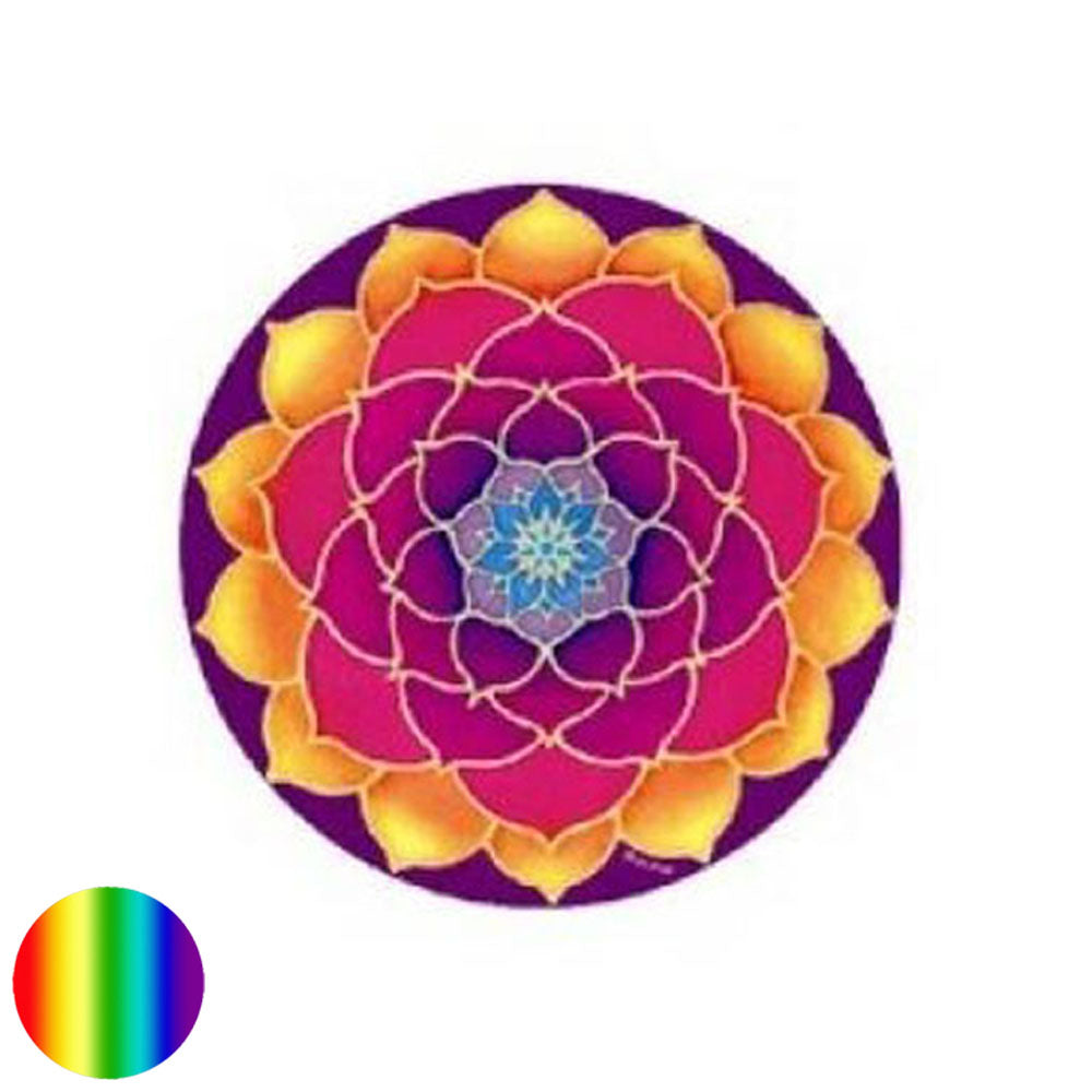 Aufkleber - goldener Lotus