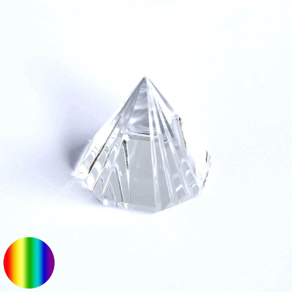 Kristallglas Octagon-Pyramide - klar 44mm