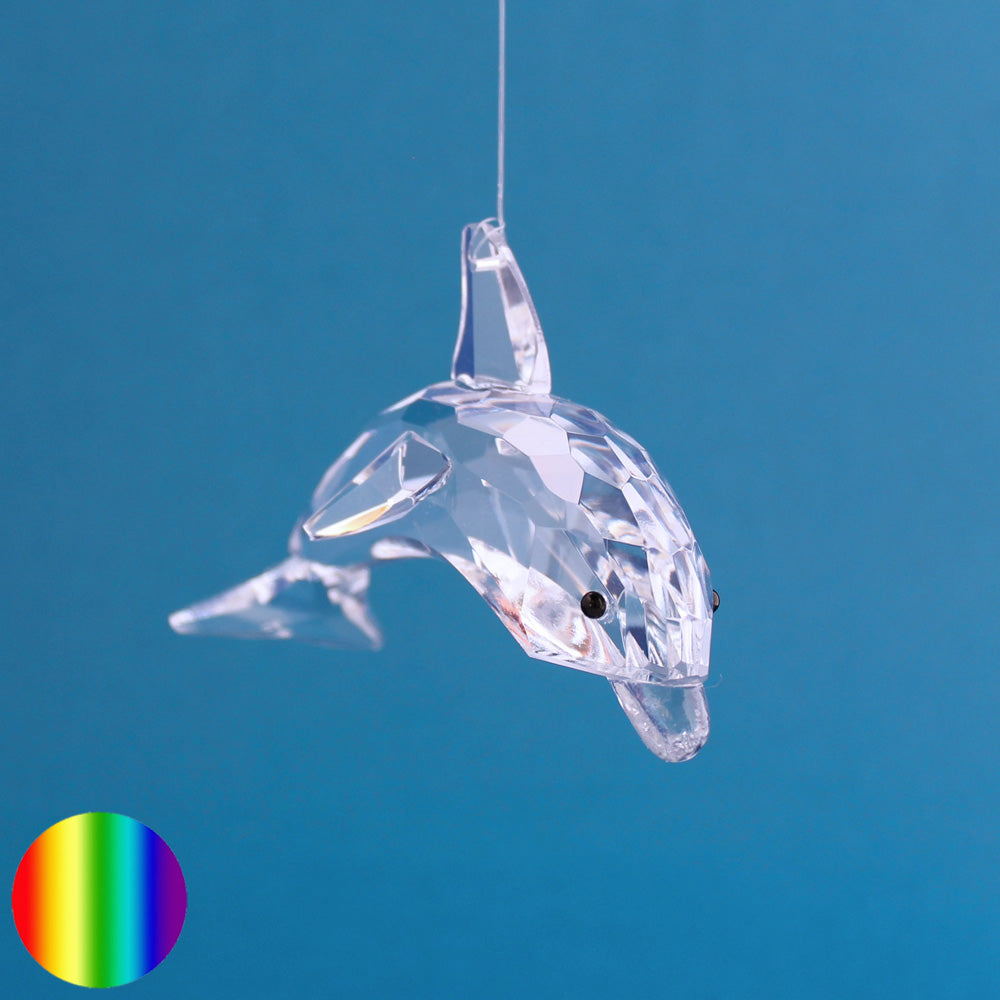 Glas Delfin - klar 10cm