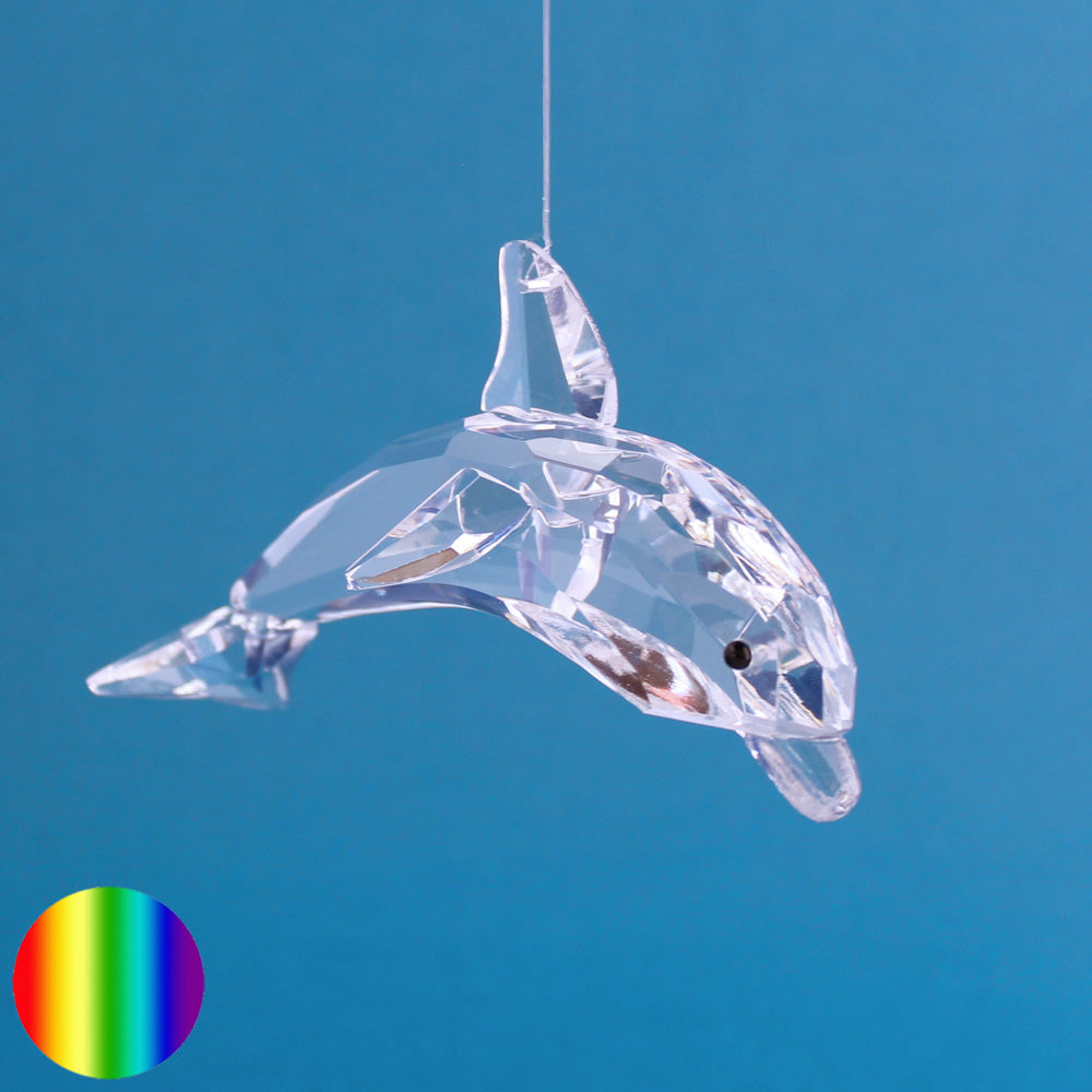 Glas Delfin - klar 10cm
