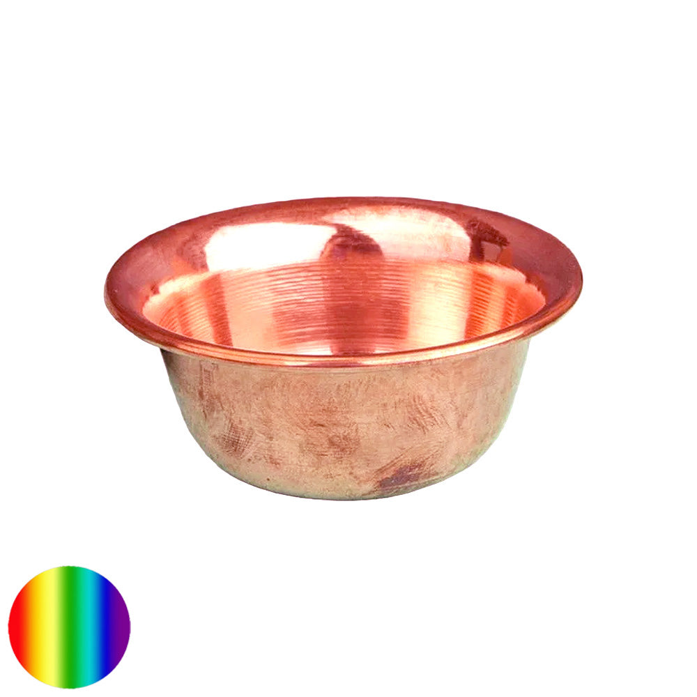 Räucherschale Kupfer schlicht - 9,2 cm