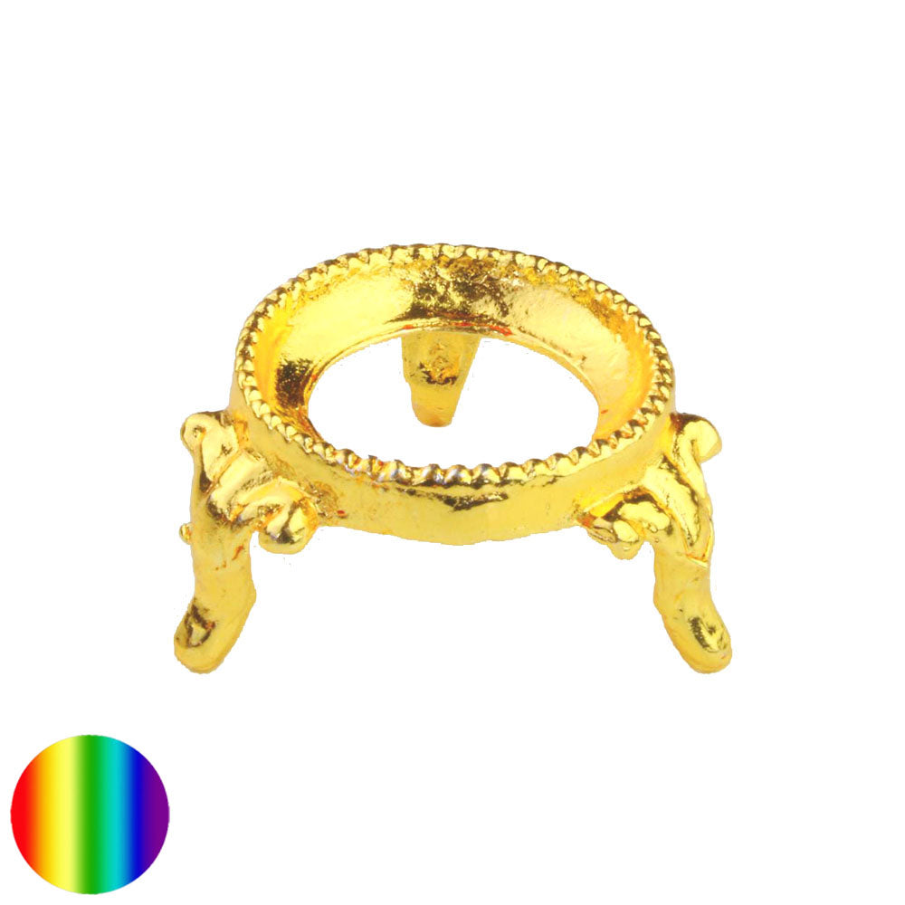 Kugelständer - Metall goldfarben