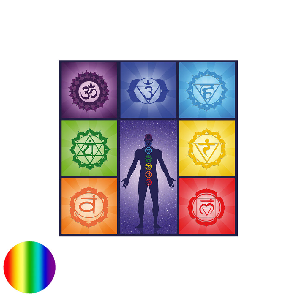 Leinwand-Druck Human Chakra