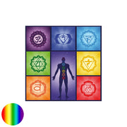 Leinwand-Druck Human Chakra