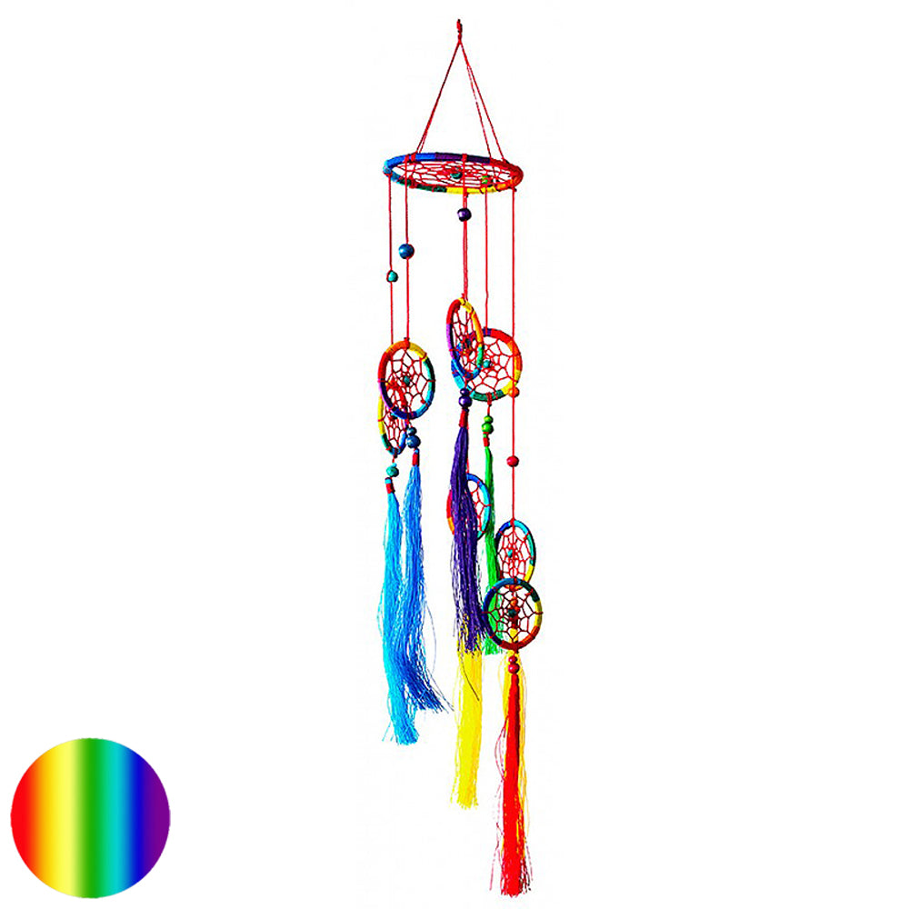 Traumfänger Mobile Rainbow Spirale Chakra