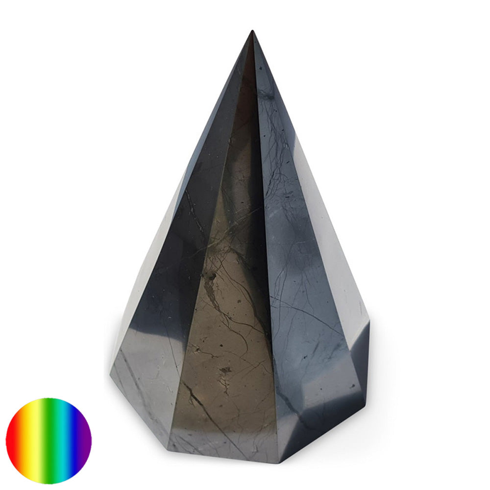 Octagon Pyramide Schungit 100mm