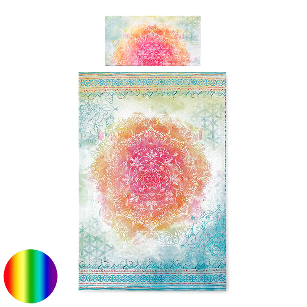Spirit of Om Bettwäsche Garnitur Faszination-Rainbow